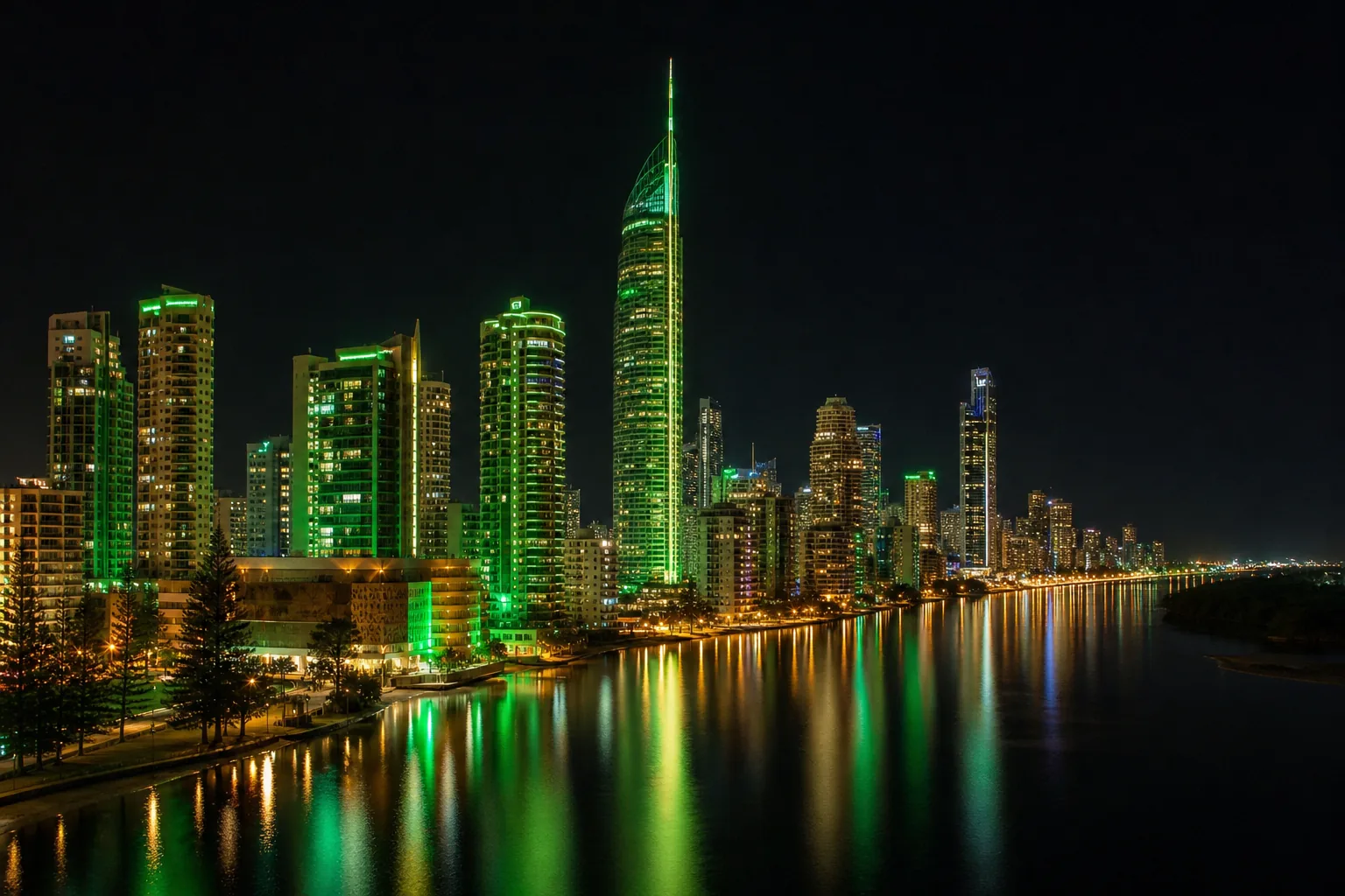 Editorial city guide graphic for Richard Casino readers in Gold Coast, QLD
