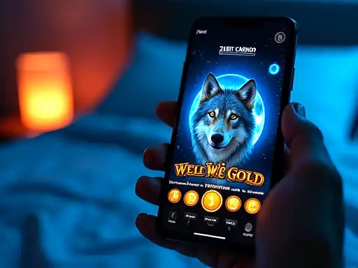 Wolf Gold pokie artwork at Richard Casino